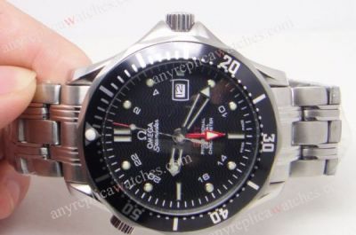 Omega Seamaster GMT Black Dial Replica Omega Watches
